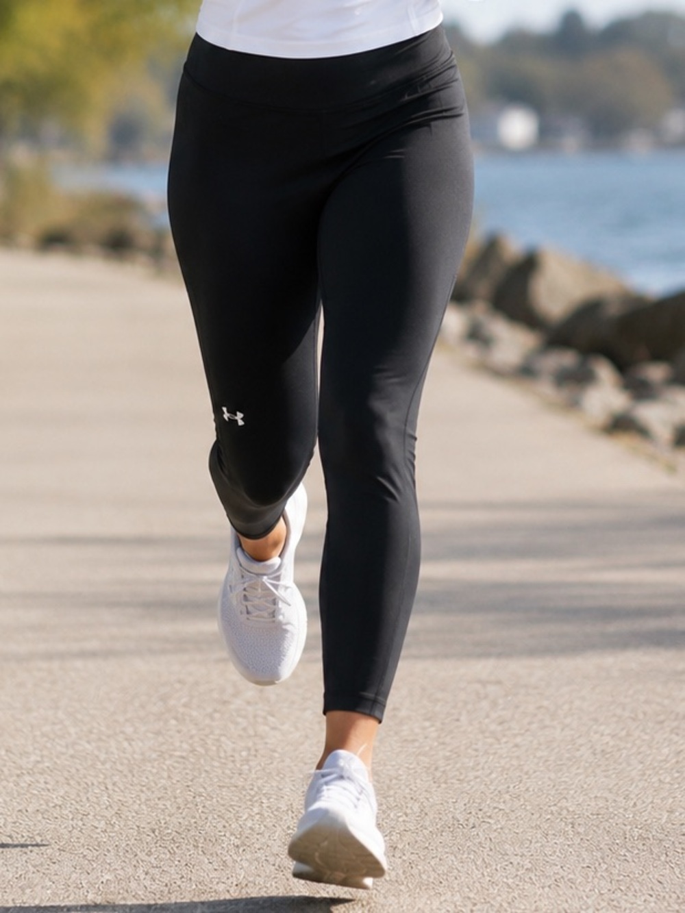 Under Armour Black Compression Ankle Leggings